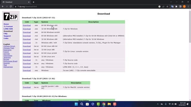 How To Download and Install 7 Zip On Windows 10 /11 смотреть онлайн