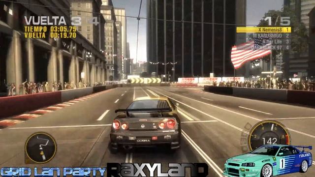 Nissan Skyline GT-R vs Honda NSX-R 🏁San Francisco | GRID Lan Party 2020 смотреть онлайн