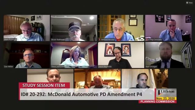 Planning Commission Virtual Meeting - 11/23/2020 смотреть онлайн