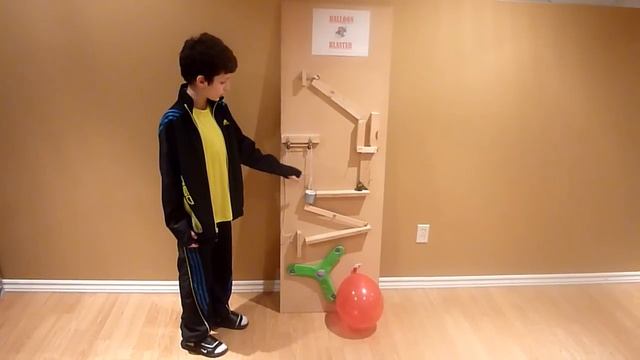 Pop a balloon - rube goldberg machine.MTS смотреть онлайн