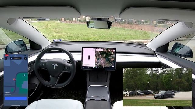 Tesla Actually Smart Summon ASS finds its way смотреть онлайн