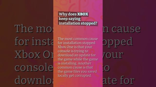 Why won't my game install on Xbox? смотреть онлайн