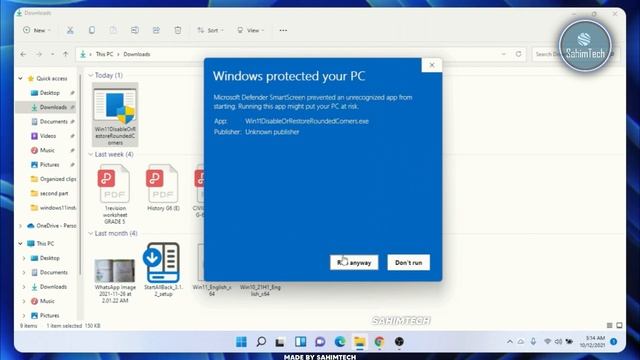 How to Disable Rounded corners on Windows 11! смотреть онлайн