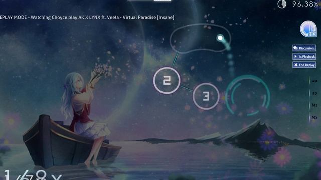 Osu! | AK X LYNX ft. Veela - Virtual Paradise [Insane] [FC] [HD] смотреть онлайн