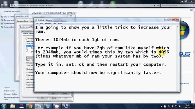 How to increase system ram смотреть онлайн