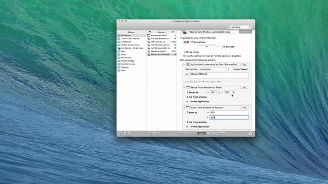 Tutorial: Resizing Macintosh Windows Using Keyboard Maestro смотреть онлайн