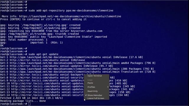 How To Install Clementine on ubuntu 16 смотреть онлайн