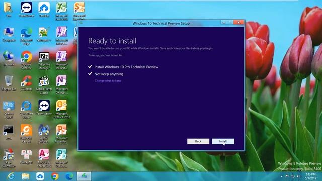 Upgrading from Windows 8 Release Preview Build 8400 to Windows 10 Technical Preview Build 10036 fai смотреть онлайн