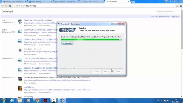 Como baixar, instalar e traduzir TeamSpeak 3 (Pt-BR português ) смотреть онлайн