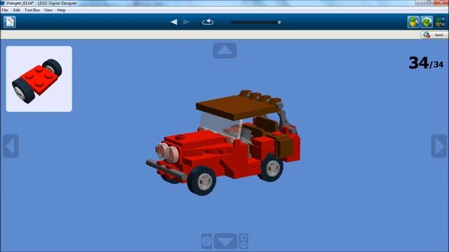 How to build an expedition Jeep Wrangler (small Lego toy) смотреть онлайн