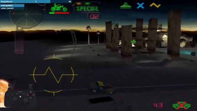 Vigilante 8 2nd Offense | Survival vs HOT RODS! | 78 Cars | Hard | Marathon - Nevada смотреть онлайн