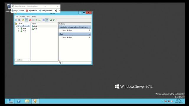 Installing DHCP&WINS on MS Server 2012 R2 смотреть онлайн