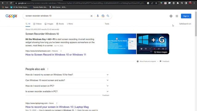 screen recorder windows 10 Google Search Google Chrome 2022 12 04 21 40 30 смотреть онлайн