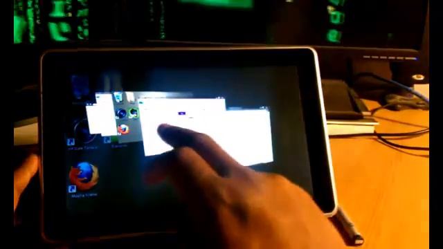 HP Slate 500: Custom Flick Gestures demonstration смотреть онлайн