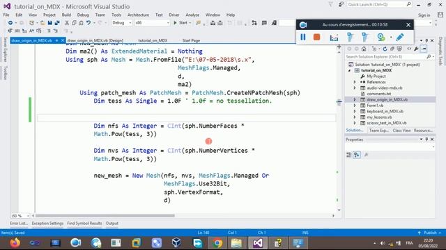 Visual basic.NET, Managed DirectX,فيجوال بيسيك دوت نت: تنعيم الأشياء ثلاثية الأبعاد في تكنولوجيا ال смотреть онлайн