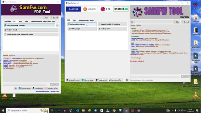 SamFw Tool New Update Open browser Not showing | 2023 | Yogi wallpaper bypass | Knox remove | смотреть онлайн