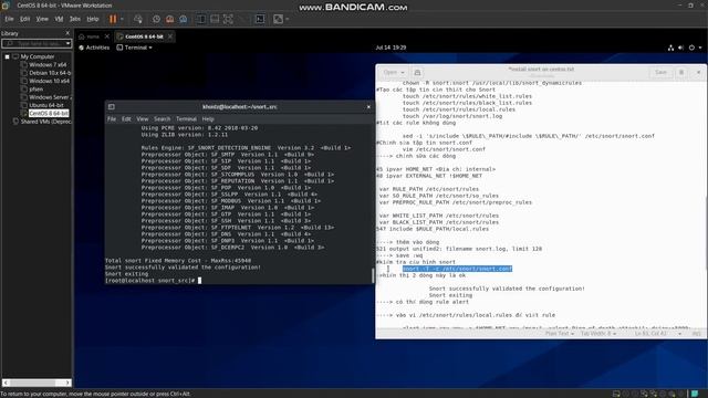Set Up SNORT on Centos 8 | Alert , Drop rules смотреть онлайн