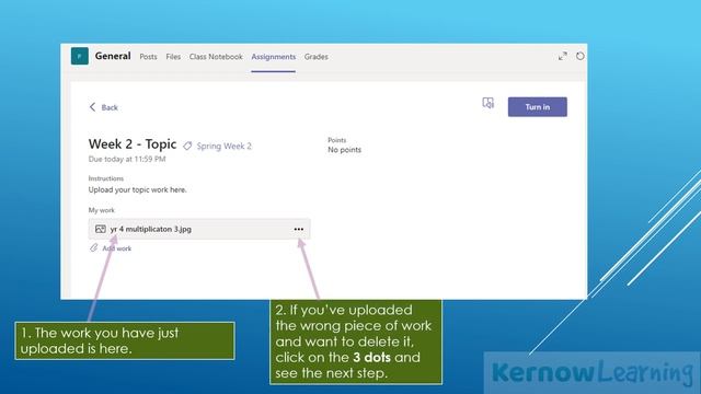How to upload work to a Microsoft Teams Assignment - Windows 10 Desktop App version смотреть онлайн