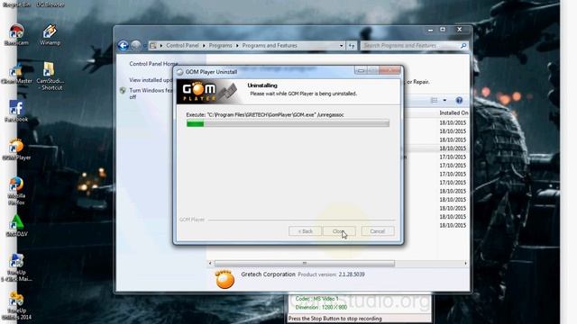 UNINSTAL GOMPLAYER смотреть онлайн