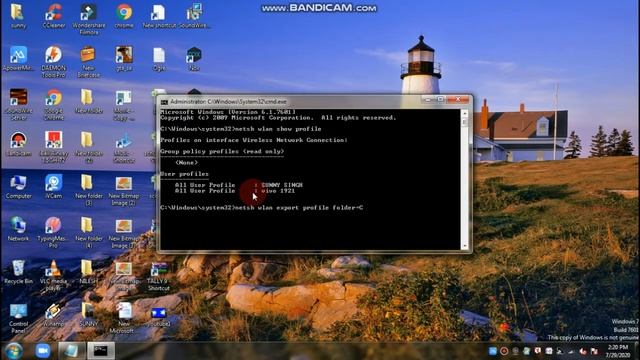 CMD: Show Wifi Password//Windows 7|8|8.1|10 смотреть онлайн