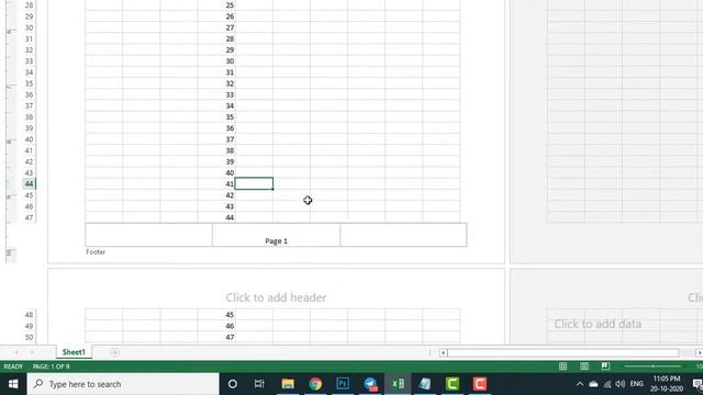 How to insert pages number in excel | Excel Tips and Tricks #08 смотреть онлайн