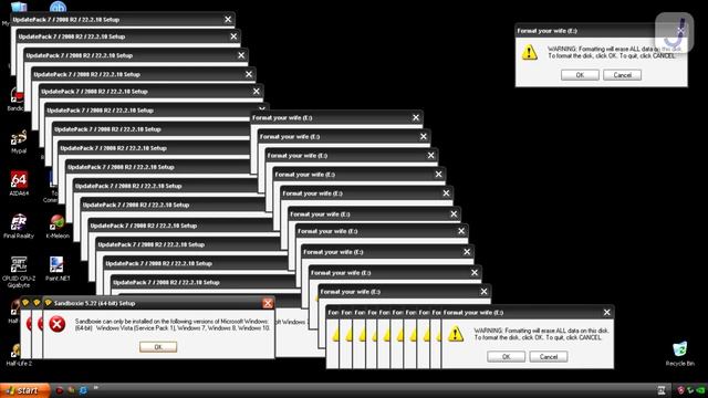 Windows XP x64 Edition Crazy Error смотреть онлайн