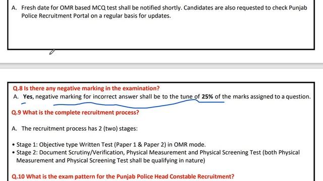 PUNJAB POLICE 787 HEAD CONSTABLE EXAM PATTERN, SYLLABUS, PHYSICAL CRITERIA | PP 787 HEAD CONSTABLE смотреть онлайн