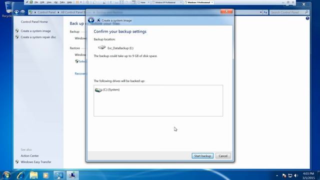 How to Create a System Image Backup on Windows 7 смотреть онлайн