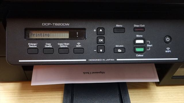 Brother DCP-T520W DCP-T720DW DCP-T820DW 改善列印質素 檢查列印對齊 直線歪斜 Improve Print Quality Alignment смотреть онлайн