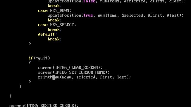 Let's make a DOS game launcher in C смотреть онлайн