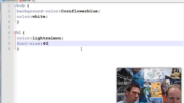 Creating a webpage in HTML (Step 5): Styling Headings смотреть онлайн