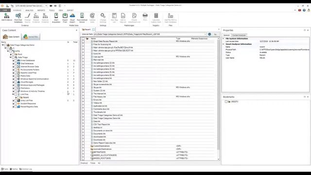 Data Triage of Windows Activity Timeline, Link Files & Jump Lists in E3 Forensic Platform смотреть онлайн