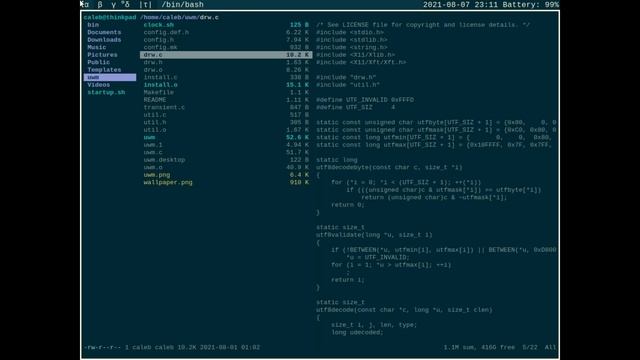 UWM Showcase - Unintuitive Window Manager смотреть онлайн