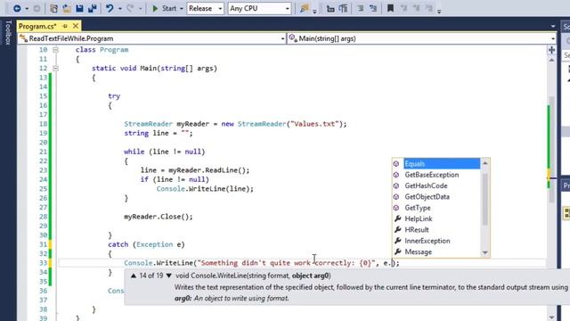 19. Gracefully Handling Exceptions смотреть онлайн