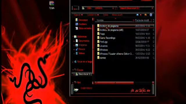 Como descargar el tema red para windows 7 - Loquendo смотреть онлайн