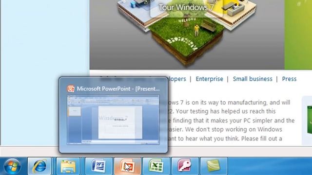 Windows 7 New features смотреть онлайн