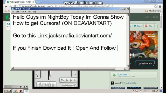 How to Get Cursors On deviantart! смотреть онлайн