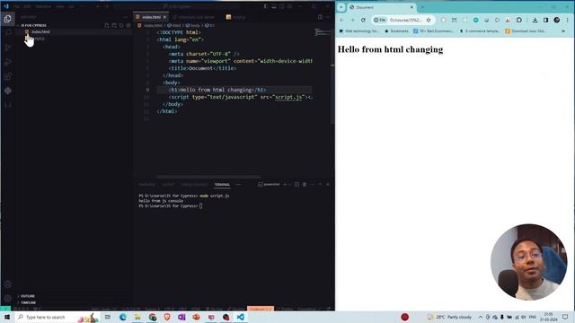 How to Auto Reload Development Server for Changes In JavaScript #jsbyjs #learning #programming смотреть онлайн