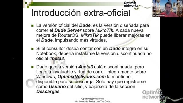 Webinar Optimix - Monitoreo de redes con The Dude - Martes 11/01/2022 смотреть онлайн