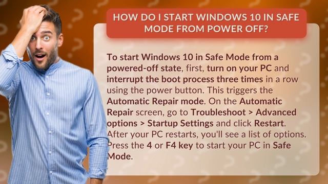 How do I start Windows 10 in Safe Mode from power off? смотреть онлайн