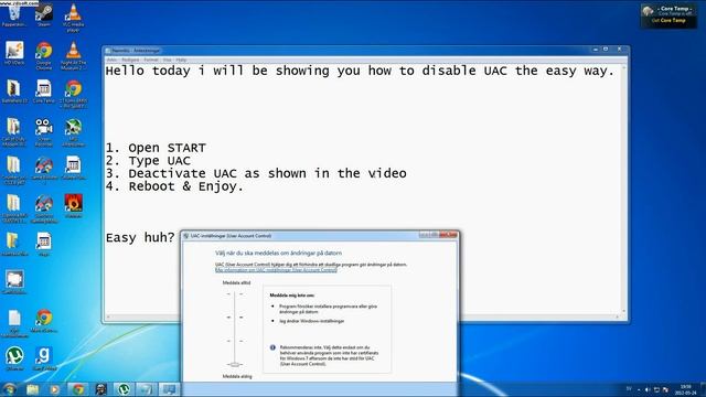 How to disable UAC on Windows 7 the easy way! смотреть онлайн