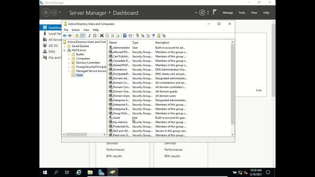 ADDING USER AND COMPUTER IN ACTIVE DIRECTORY DOMAIN CONTROLLER AD DC WINDOWS SERVER 2019...AD DC смотреть онлайн