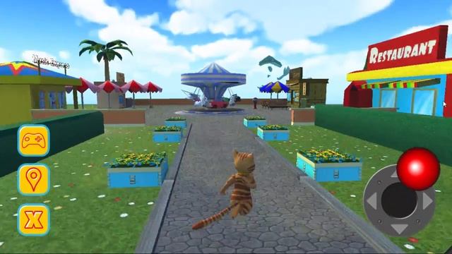 CAT THEME & AMUSEMENT PARK Android/Apple Video Game First Look Play Through смотреть онлайн