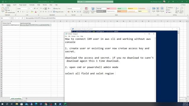 How to configure aws cli IAM user in windows 10 смотреть онлайн