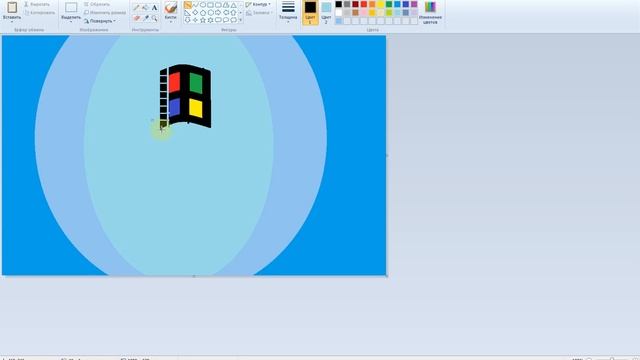 Логотип Windows 3 1 из Paint смотреть онлайн
