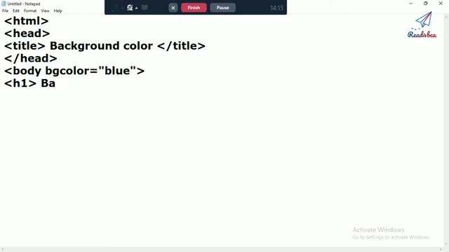 How to add background color of a webpage in Html #Html #Education #Read4bca #Bca смотреть онлайн