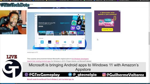 Microsoft is bringing Android apps to Windows 11 with Amazon’s Appstore #TheTechDots смотреть онлайн