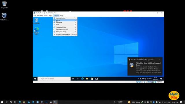 How to Copy a file from host windows to VirtualBox Windows смотреть онлайн