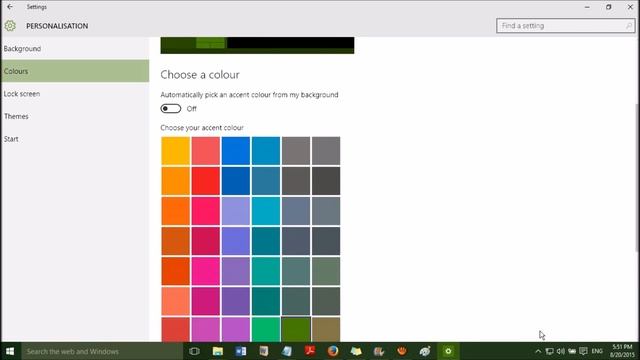 How to change the colour of the Taskbar in Windows 10 смотреть онлайн