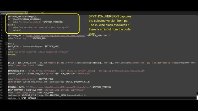 Lesson 1: Installing Python in Windows (Powershell) смотреть онлайн